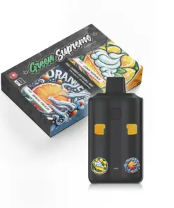 Green Supreme 6g Dual Chamber Vape Pen - Lemon Meringue x Orange Freeze
