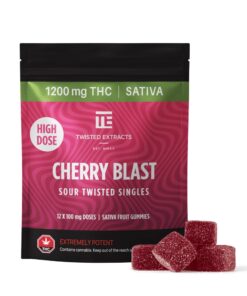 Twisted Extracts - Singles 1200mg - Cherry Blast (Sativa)