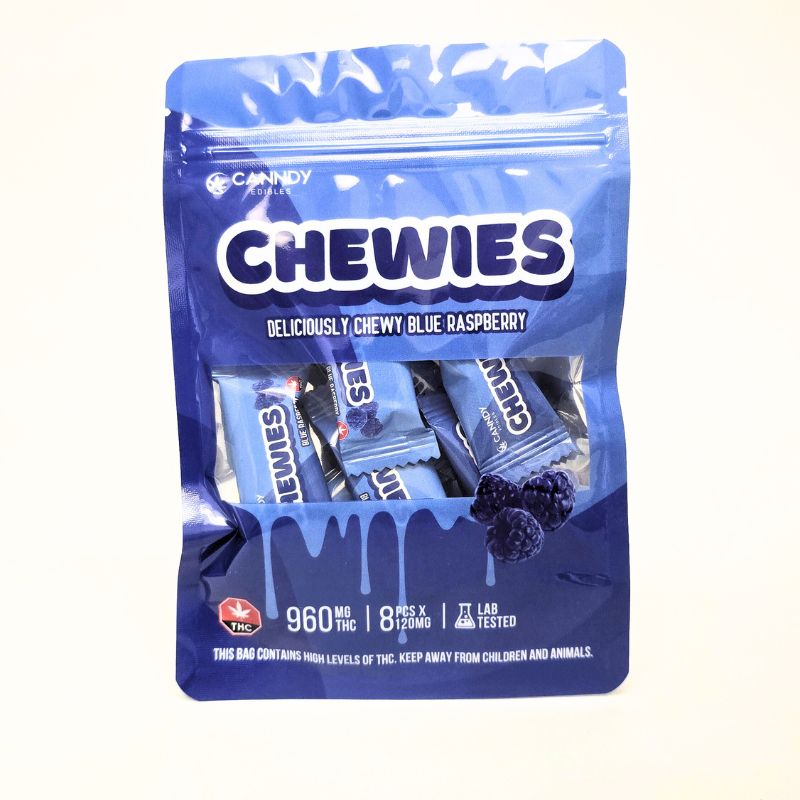 Canndy Edibles - Chewies (Blue Raspberry 960mg THC)